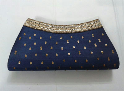 Manufacturers Exporters and Wholesale Suppliers of Embroidered Clutch Meerut Uttar Pradesh